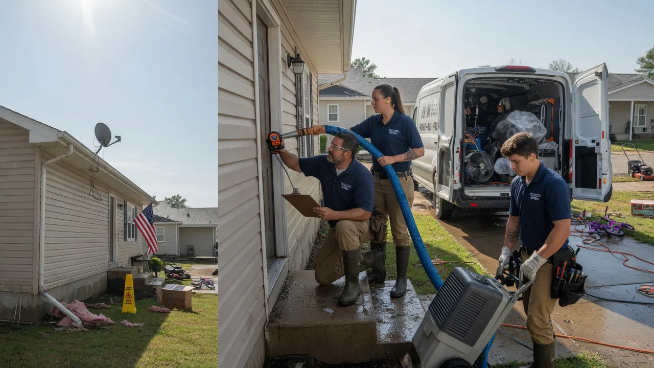 Ceiling Water Damage Restoration in State Center, IA near me